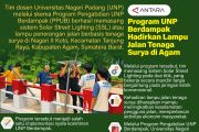 Program UNP Berdampak hadirkan lampu jalan tenaga surya di Agam