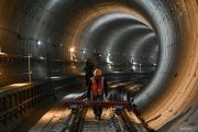 Progres pembangunan proyek MRT rute Bundaran HI - Kota
