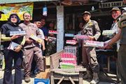 Satpol PP Rembang bersama tim gabungan berhasil menyita 25.200 batang rokok ilegal