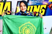 Mahasiswi UMMAT raih emas dan perak panjat tebing pada Porprov NTB 2026