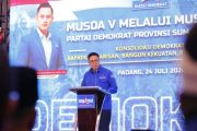 Mulyadi Kembali Terpilih Secara Aklamasi Jadi Ketua Partai Demokrat Sumbar