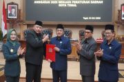 Raperda pertanggungjawaban pelaksanaan APBD Kota Tegal TA 2025 disetujui ditetapkan menjadi perda
