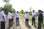 Bupati Kapuas turun langsung pantau perkembangan rekonstruksi Jalan Sei Asam
