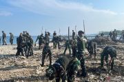 Kodam XXIII/Palaka Wira adakan karya bakti di 16 titik sambut HUT perdana