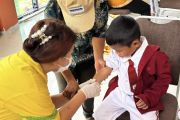 Ratusan siswa Sekolah Rakyat Gunung Mas ikuti CKG