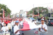 Pemprov Maluku gelar Parade Kebangsaan Merah Putih guna sambut HUT RI