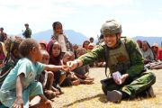Koops TNI Habema salurkan dua ton logistik ke Puncak Papua Tengah