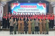 45 calon Paskibraka Barito Utara ikuti pemusatan diklat