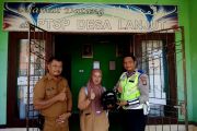 Polres Lingga bagikan helm tingkatkan keselamatan berlalu lintas