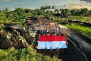 SAR Natuna bentang Merah Putih 106 meter sambut HUT Ke-81 RI