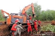 Manggala Agni tambah personel dan buat sumber air darurat tangani karhutla di OKI