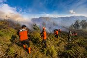 Tim reaksi cepat BPBD Lumajang tangani karhutla kawasan wisata Bromo