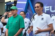 Kemenkum adakan "fun walk" untuk sambut Hari Pengayoman ke-81