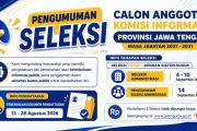 Pendaftaran calon anggota Komisi Informasi Jateng dibuka