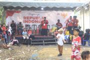 Warga Karanggan semarakkan HUT ke-81 RI dengan lomba jalan sehat