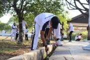 Maknai HUT ke-81 RI, Kanwil Ditjenpas Kalteng bersihkan TMP Sanaman Lampang