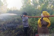 Polres Kotim pasang garis polisi di sejumlah area karhutla