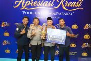 Polres Jakpus juara satu lomba ketahanan pangan Polri