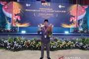 Ketua FKP DAS Babel raih Wana Lestari Tingkat Nasional Tahun 2026 diserahkan langsung Menteri Raja Juli Antoni