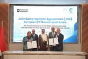 Acwa menandatangani perjanjian pengembangan bersama dengan PT GARAM untuk proyek integrasi desalinasi air laut dan garam industri