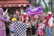 Bunda PAUD Kabuy Merangin lepas pawai HAN ke-41 dan HUT ke-81 RI