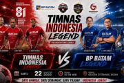 Timnas Indonesia Legendke Batam, tanding bareng Amsakar den Deputi BP Batam