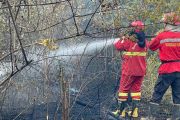 Manggala Agni tangani lima titik karhutla di Ogan Ilir