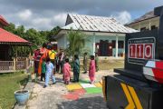 Polres Natuna salurkan air bersih ke sekolah yang terdampak kekeringan