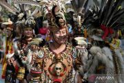 Parade budaya di IKN