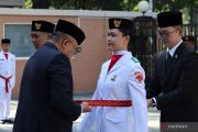 KBRI Beijing kukuhkan sepuluh orang Paskibra 2026