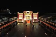 KAI Daop 6 hadirkan "Tematik Merah Putih di Stasiun Yogyakarta", semarakkan HUT ke-81 Kemerdekaan RI