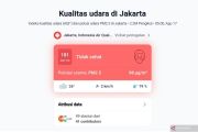 Kualitas udara di Jakarta tak sehat hari Senin