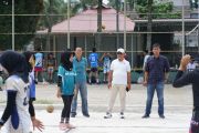 Ketua KONI Agam turun langsung pantau seleksi atlet bola voli Porprov