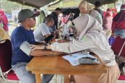 HUT ke-81 RI, Puluhan warga ikuti CKG di Pantai Piwang Natuna