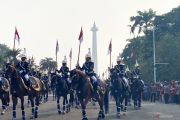 Kirab Bendera Pusaka ramaikan peringatan HUT Kemerdekaan RI di Jakarta