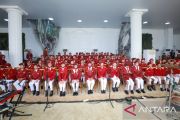 100 orang siswa SR tampil dalam upacara HUT RI di Istana Merdeka