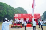 Rayakan HUT Ke-81 RI, PT Pusri Palembang gelar upacara hingga Pesta Rakyat