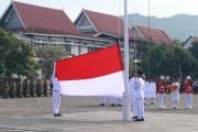 Rizqullah Kezio Syakib, Paskibraka Pengibar Bendera Merah Putih di Kota Padang
