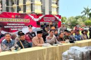 Polda Sumbar musnahkan 124 kg ganja dari 43 kasus narkotika