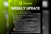 Bitmine Immersion Umumkan Kepemilikan ETH Mencapai 5,82 Juta Token, serta Total Kepemilikan Kripto dan Kas Sebesar $11,4 Miliar