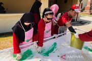Belasan anak down syndrome ikut festival seni HUT RI di Makassar