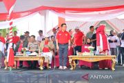 Wakapolda Jambi saksikan pawai pembangunan dan karnaval Kemerdekaan RI ke-81