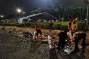 80,4 ton sampah sisa rangkaian Upacara HUT RI sudah ditangani