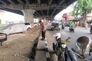 Polisi buru empat pencuri pagar besi di Pademangan