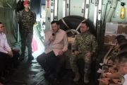 Menhan rapat bahas industri dalam negeri di pesawat Hercules