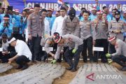 Polri tanam bawang putih di 14 daerah di Jabar termasuk di Cianjur