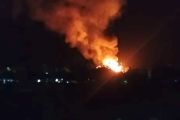 Rumah adat Sade di Lombok Tengah terbakar
