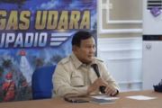 Prabowo tiba di Kalbar, pimpin rapat penanganan karhutla