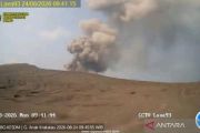 Gunung Anak Krakatau erupsi