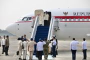 Presiden Prabowo bertolak ke Sumatera tinjau penanganan karhutla